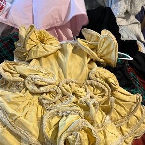 Elegant Yellow Kids Formal Dress